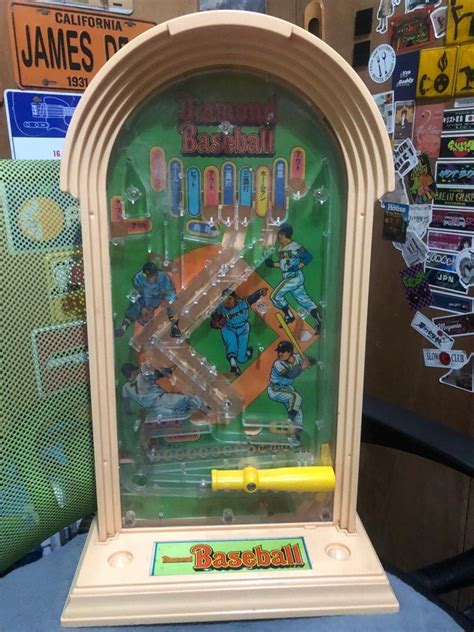 1976 Mattel Japan Baseball Desktop Pinball By Tsukuda Hobbies Toys