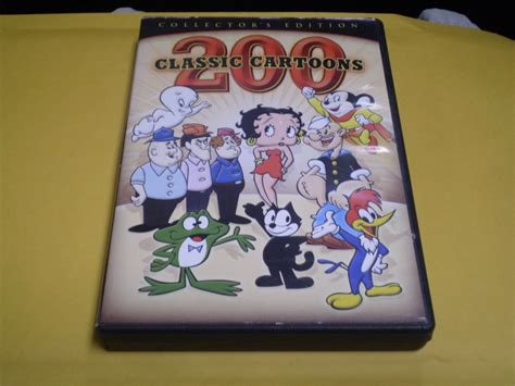 200 Classic Cartoons 4 Dvd Set 2009 Casper Woody Woodpecker Popeye