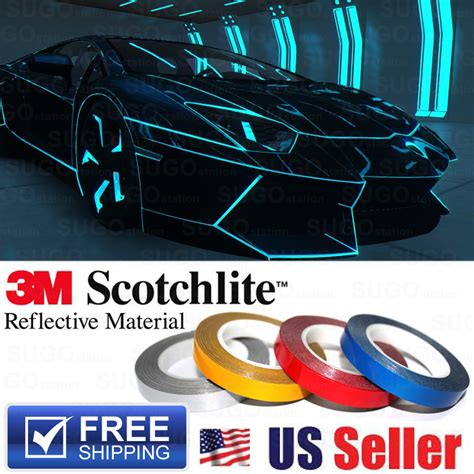 3M Blue Self Adhesive Reflective Safety Tape Stripe Diy Sticker Reflector 150Ft Ebay 3M Blue Self Adhesive Reflective Safety Tape Stripe Diy Sticker Reflector 150Ft Ebay