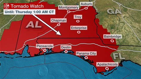 A Tornado Watch Has Been Issued For Parts Of Florida Including Volusia