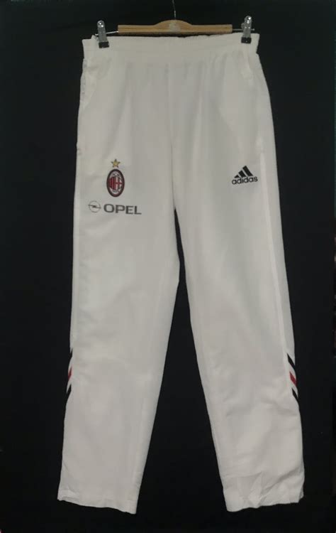 Adidas Vintage Adidas Ac Milan Tracksuit Pants Grailed