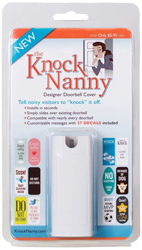 Amazon Com Knock Nanny Door Bell Cover White Tools Home Improvement Amazon Com Knock Nanny Door Bell Cover White Tools Home Improvement