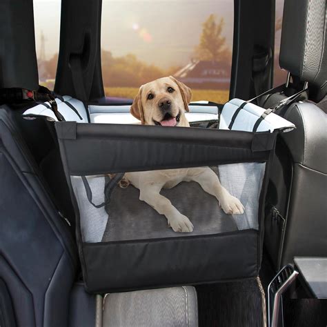 Amazon Com Large Dog Car Seat For Medium And Large Dogs Under 50Lbs Amazon Com Large Dog Car Seat For Medium And Large Dogs Under 50Lbs