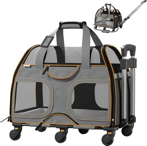 Amazon Com Lekesky Dog Carrier With Wheels Airline Approved For