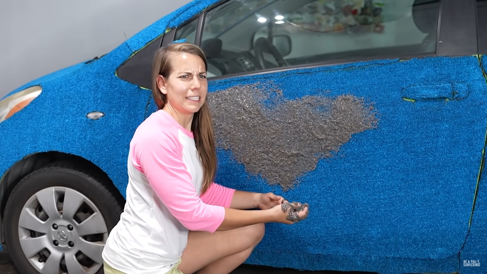 Astroturf Toyota Hatch Becomes Chia Pet To Bedazzle Strangers Spidey Astroturf Toyota Hatch Becomes Chia Pet To Bedazzle Strangers Spidey