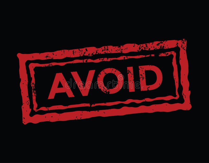 Avoid Rubber Stamp Red Avoid Rubber Grunge Stamp Seal Vector Avoid Rubber Stamp Red Avoid Rubber Grunge Stamp Seal Vector