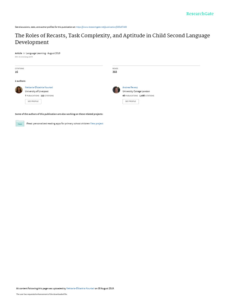 Basic Model Of The Role Of Aptitude And Motivation In Second Language Download Scientific Diagram