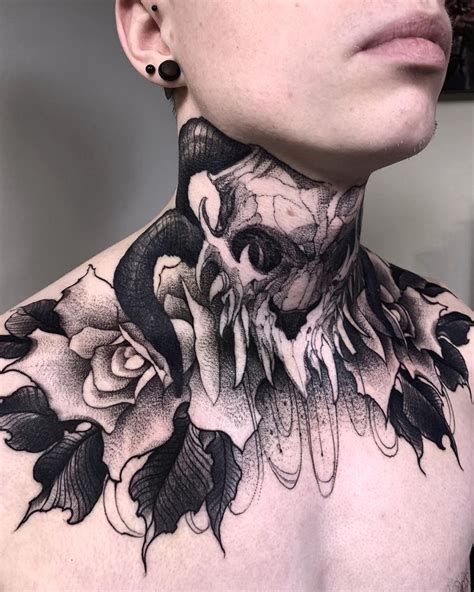 Black And Grey Neck Tattoos Best Neck Tattoos Full Neck Tattoos Black And Grey Neck Tattoos Best Neck Tattoos Full Neck Tattoos