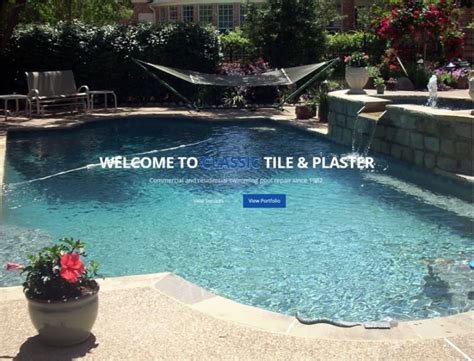 Classic Tile Plaster Web Design San Jose