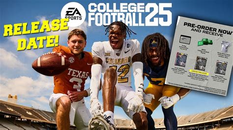College Football 25 Official Release Date Early Access Full Reveal And More