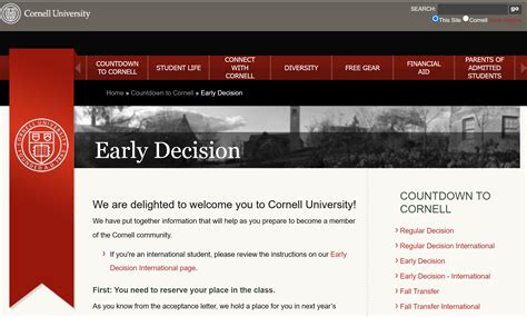 Discover When Cornell Early Decision Release Date Will Be Announced