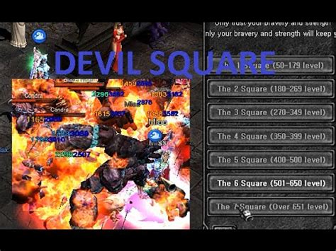 Devil Square Muonline Webzen Season 10 Grow Lancer Guias Mu Online