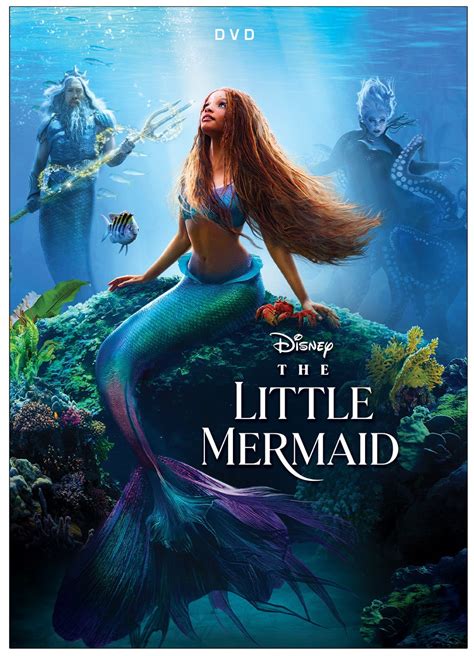Disney S The Little Mermaid 2023 Live Action Movie Standard Edition Dvd Walmart Com