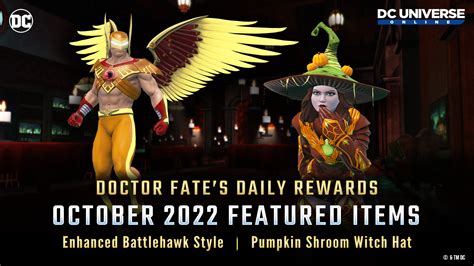 Doctor Fate S Daily Rewards October 2024 Dc Universe Online Forums