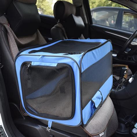 Dog Handbag Carrier Car Seat For Pet Soft Sided Oxford Cloth Two Side
