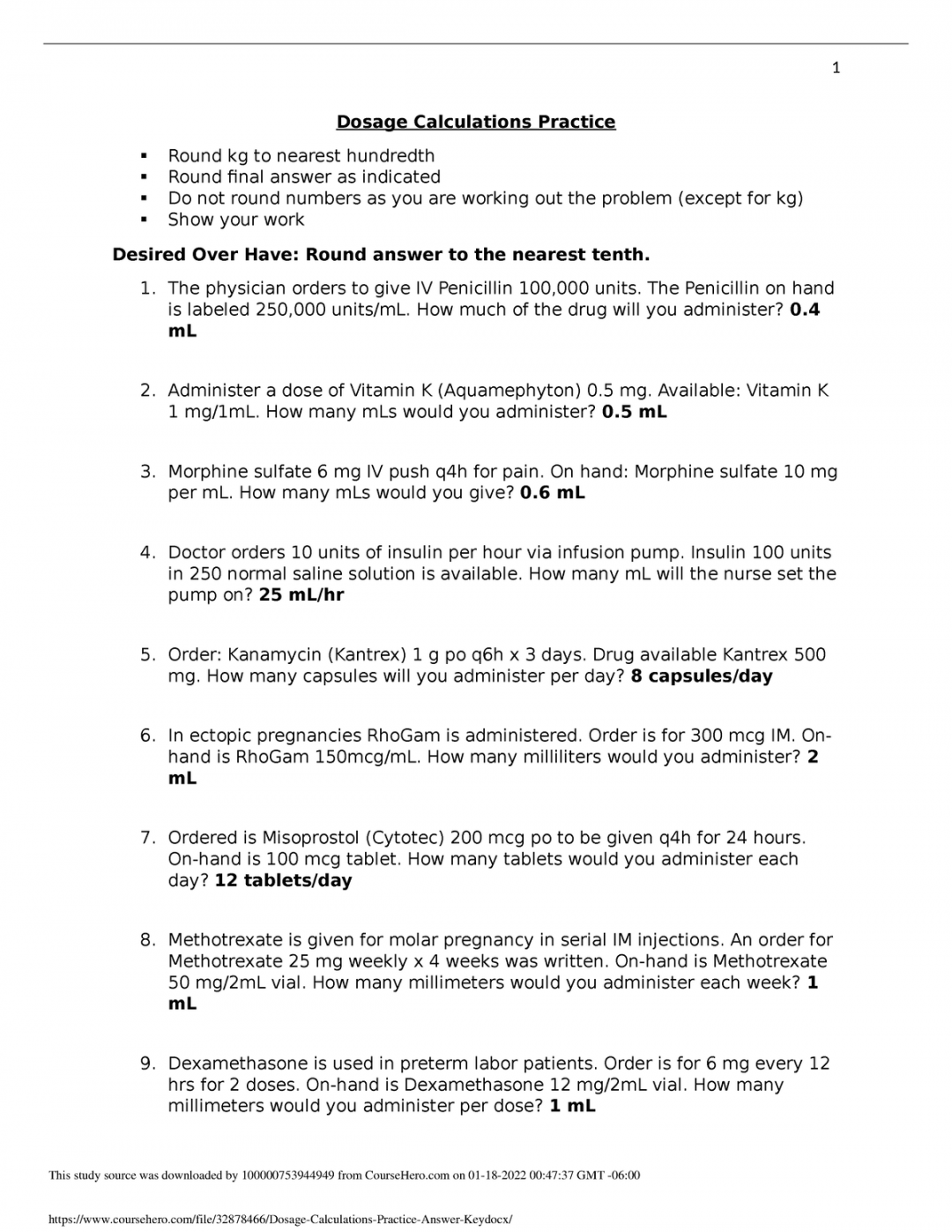 The Evolution and History of Dosage Calculation Practice