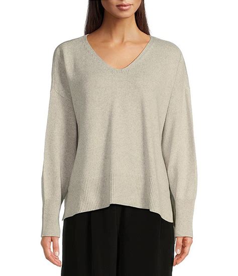 Eileen Fisher Cashmere V Neck Sweater Regular Petite Online Only Eileen Fisher Cashmere V Neck Sweater Regular Petite Online Only