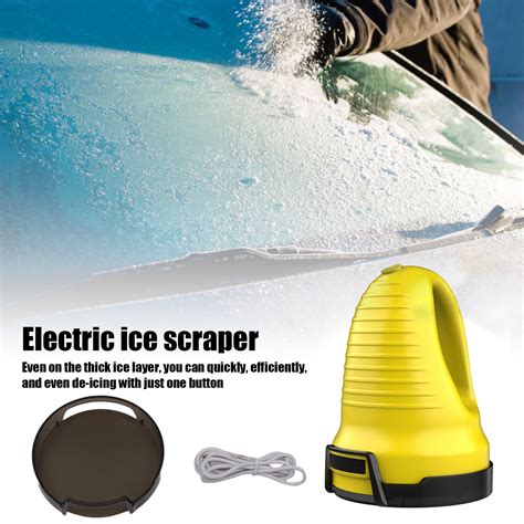 Electric Car Ice Scraper 12V Windshield Glass Snow Scraper Defrost