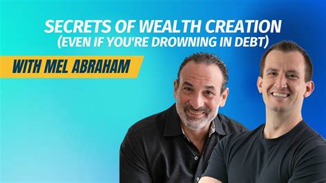 Everyone Meet Mel Abraham In This Episode Of The Creator Passport Podcast We Re Sitting Down With Mel Abraham Entrepreneur Bestselling Author Of Building Your Money Machine And Financial Mentor To