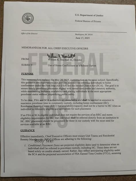 Unexpected Trends Reveal the Federal Release Date for Inmates Will Soon Change