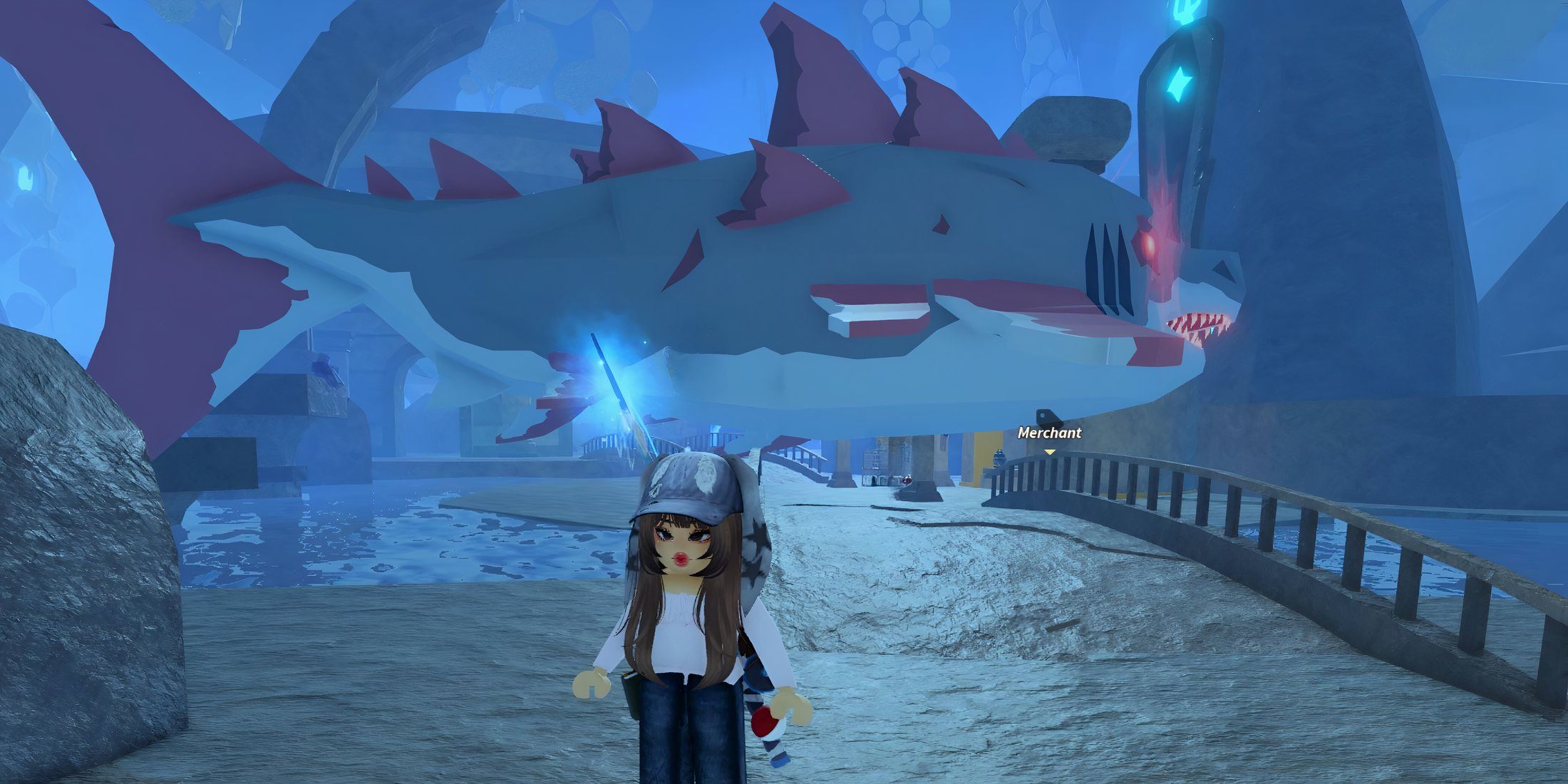 Guide How To Get Ancient Megalodon On Roblox Find The Fisch Youtube