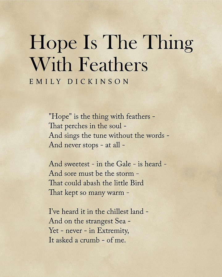 Hope Is The Thing With Feathers Meaning