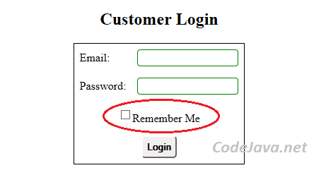 How To Implement Remember Password Remember Me For Java Web Application How To Implement Remember Password Remember Me For Java Web Application