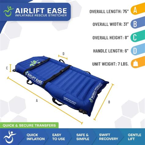 Inflatable Stretcher Airlift Ease For Any Emergency Evacuation From Climbing Steps Inflatable Stretcher Airlift Ease For Any Emergency Evacuation From Climbing Steps