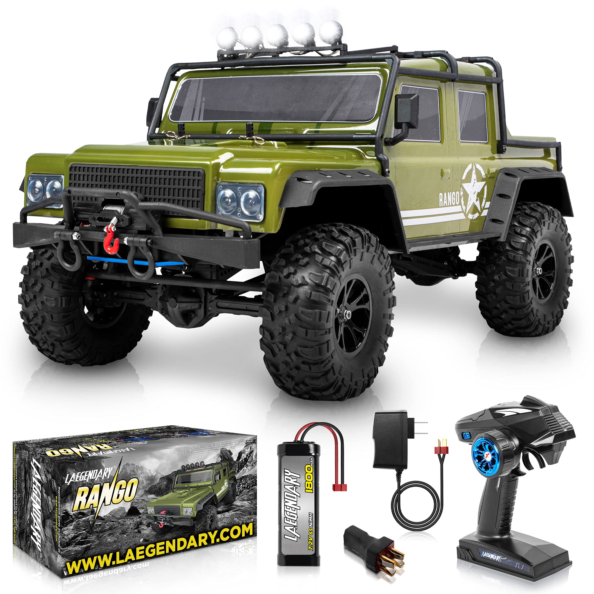 Laegendary Rc Cars 4X4 Offroad Crawler Remote Control Truck For