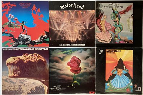 Lot 1103 Classic Rock Heavy Prog Psych Rock Lps