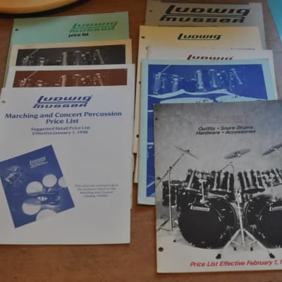 Ludwig Musser Price Lists Vintage Catalog Booklet Brochure Reverb