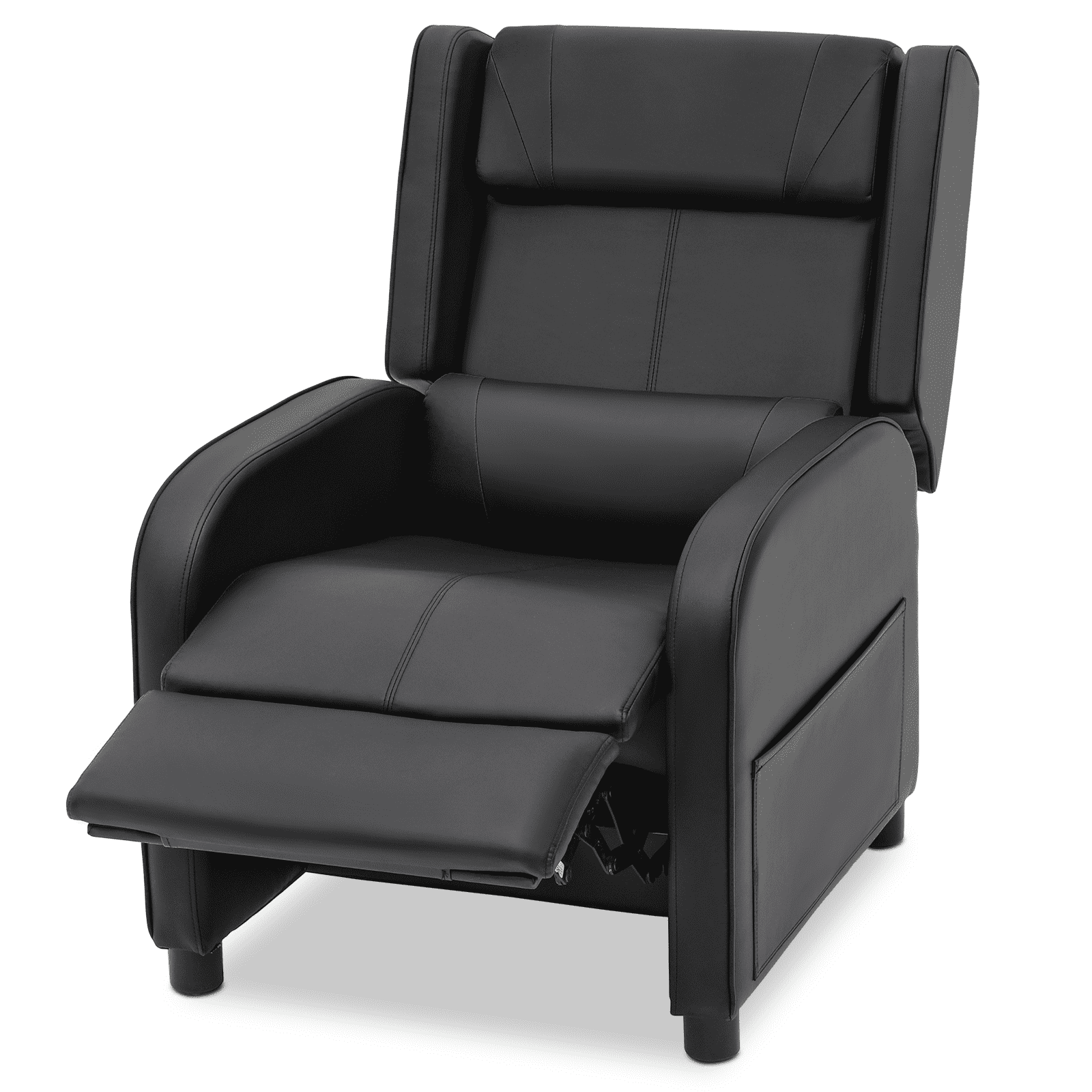 Magshion Gaming Recliner Chair Pu Leather Adjustable Reclining Gaming