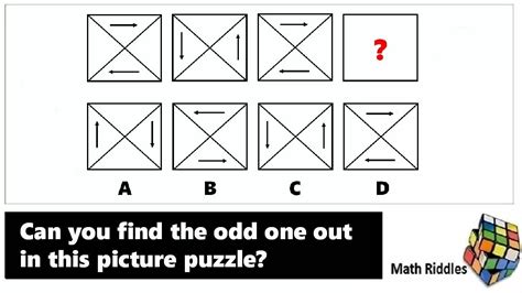 Math Riddles Iq Test Find The Odd One Out Picture Puzzle Part 3 Math Riddles Iq Test Find The Odd One Out Picture Puzzle Part 3