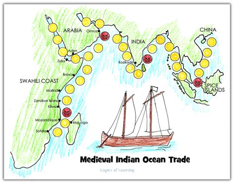 Medieval Indian Ocean Trade Routes Medieval Indian Ocean Trade Routes
