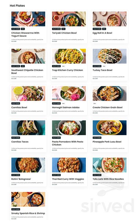 Menu Everytable Menu Everytable