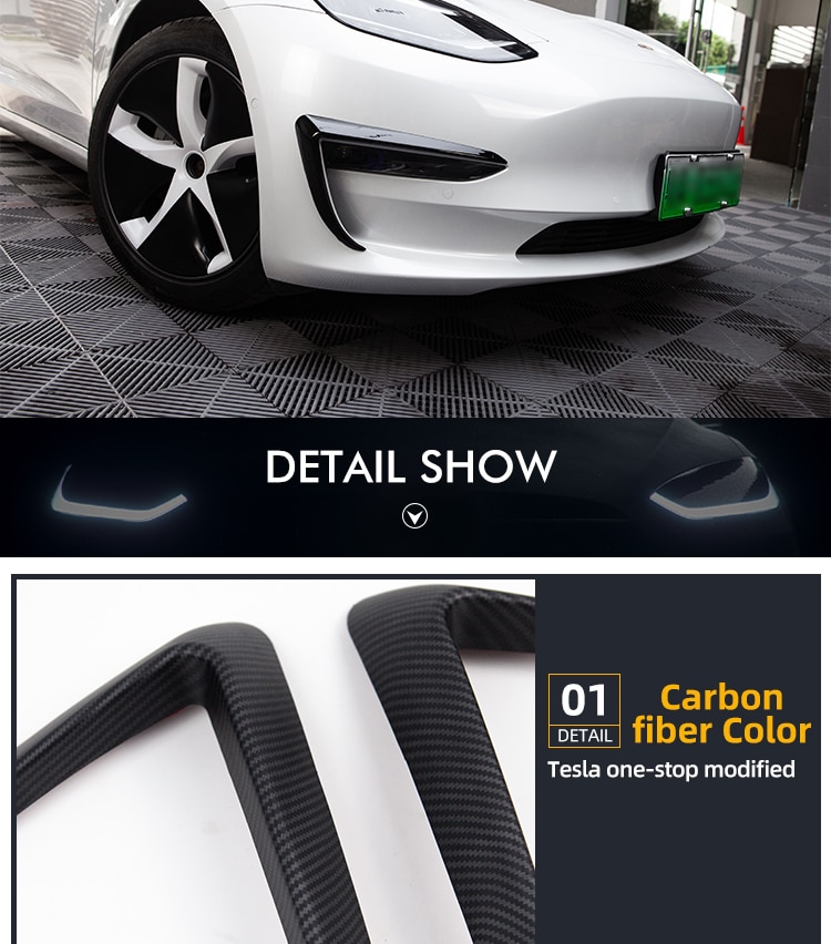 Model3 Tesla Front Blade Trim For Tesla Model 3 2021 Accessories Abs Model3 Tesla Front Blade Trim For Tesla Model 3 2021 Accessories Abs