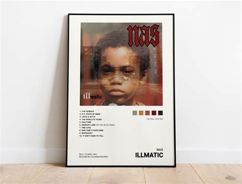 Nas Illmatic Poster Classic Album Sundays
