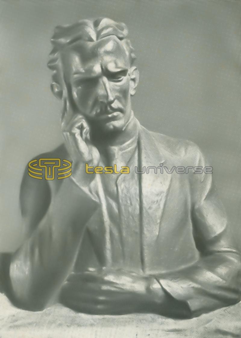 Nikola Tesla Bronze Bust By Yugoslavian Sculptor Fran Menegelo Din I Nikola Tesla Bronze Bust By Yugoslavian Sculptor Fran Menegelo Din I