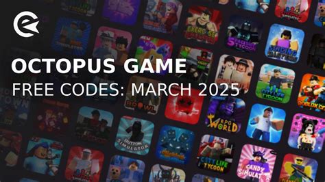 Octopus Game Codes March 2025