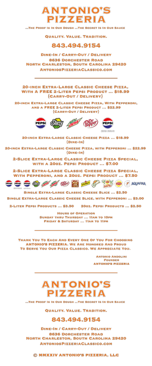 Pizzeria Classico Authentic Italian Food