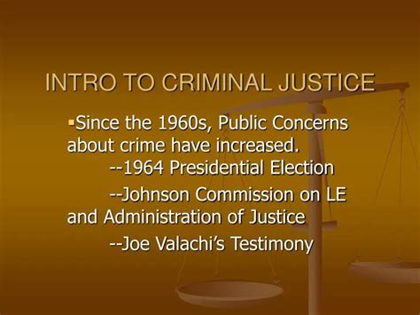 Ppt Intro To Criminal Justice Powerpoint Presentation Free Download