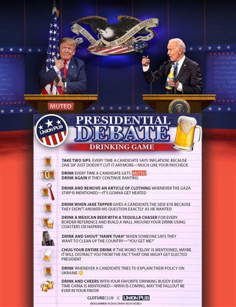 5 Debate Drinking Rules