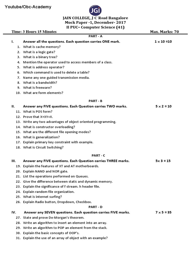 Previous Years Final Draft