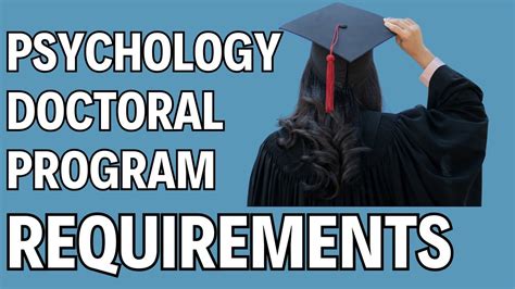 How to Meet Psychology Doctoral Program Requirements Successfully