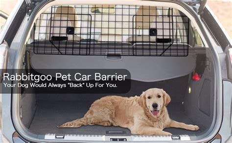 Rabbitgoo Dog Car Barrier For Suvs Large Pet Car Gate Divider Cargo