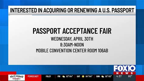 Sen Tommy Tuberville S Office Hosting Passport Acceptance Fair In