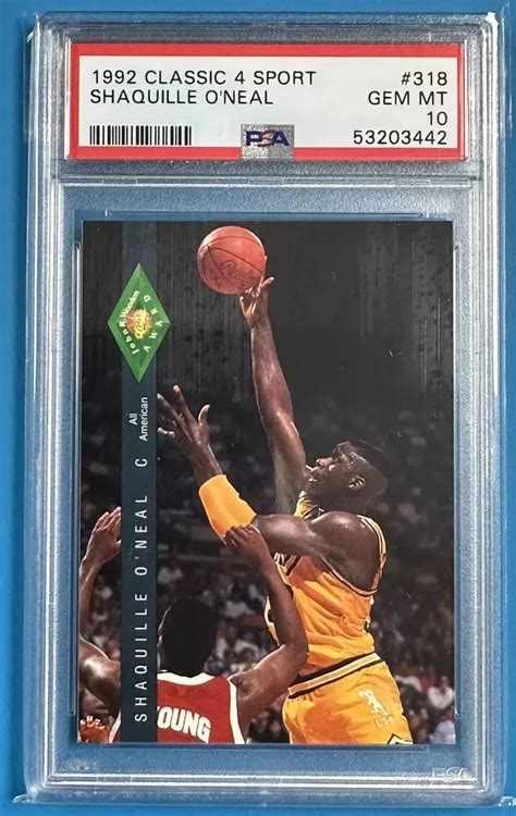 Shaquille O Neal 1992 Classic Four Sport 318 John Wooden Award Price Shaquille O Neal 1992 Classic Four Sport 318 John Wooden Award Price