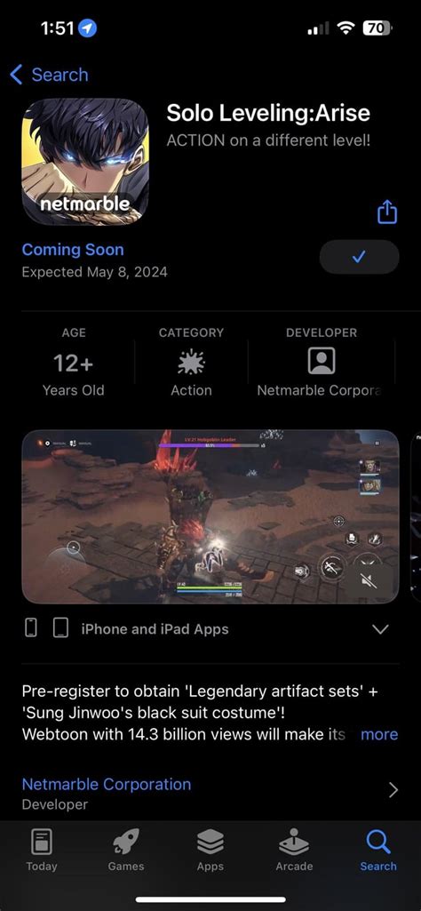 Solo Leveling Arise Release Date May 8Th 2024 R Sololeveling