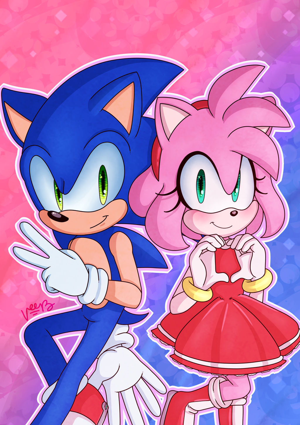 Sonamy Classic Sonic Love Story