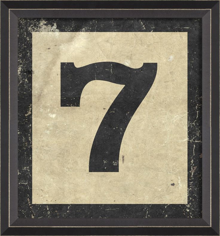 Spicher Amp Company Bc Number 7 In Black 88888 Numbers Number 7 Spicher Amp Company Bc Number 7 In Black 88888 Numbers Number 7